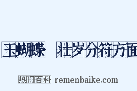 玉蝴蝶·壮岁分符方面是什么意思的图片